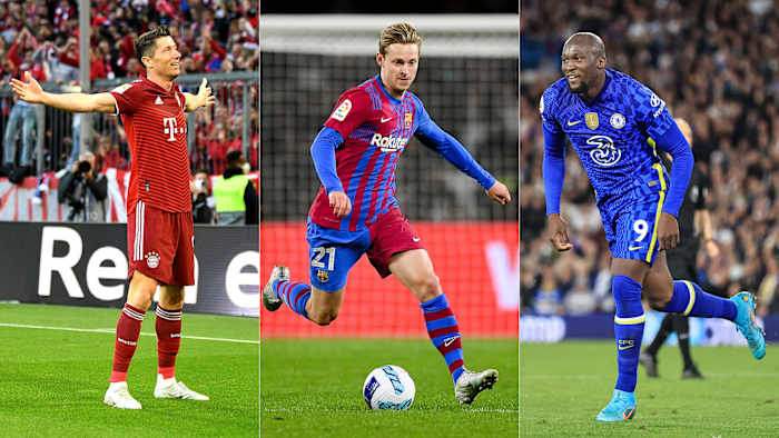 Robert Lewandowski, Frenkie de Jong and Romelu Lukaku could all be on the move this summer